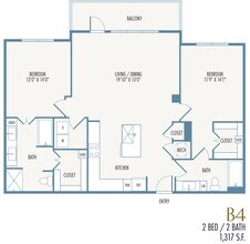 B4 1-2163 floor plan