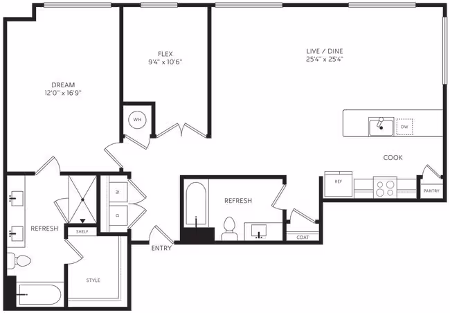 Unit 1145 1145 floor plan