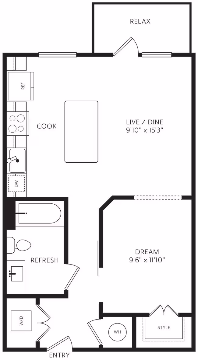 Unit 1285 1481 floor plan