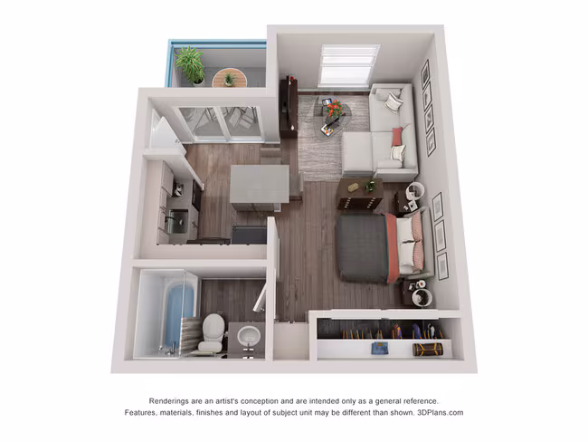 Unit 6-6303 3-3305 floor plan