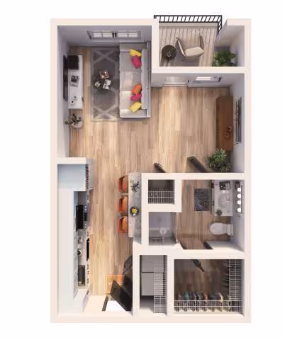 Unit 154 S343 floor plan