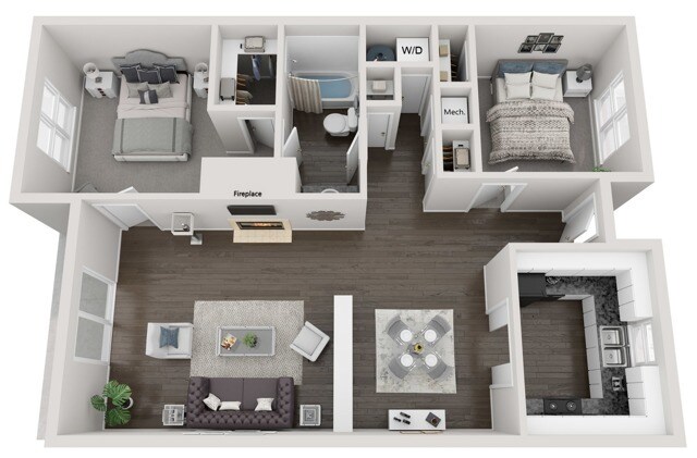 Unit I-I105 I-I105 floor plan