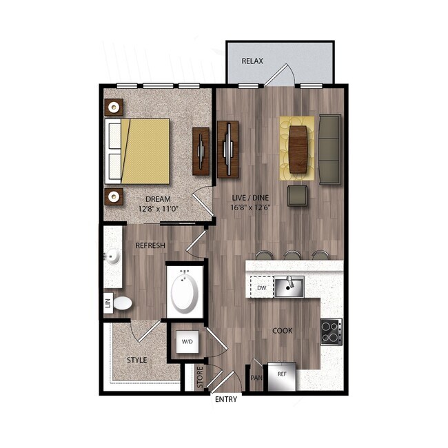 A61 206 floor plan
