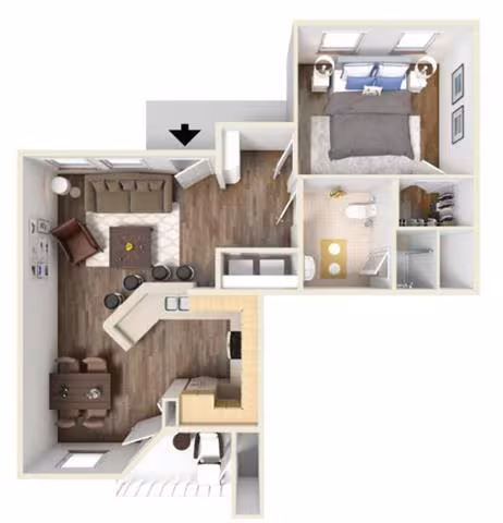 Unit 20104 20104 floor plan