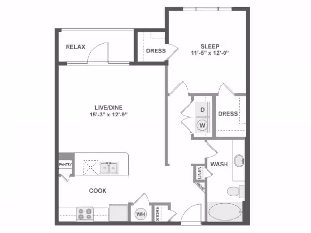 Unit 3-3103 2-2202 floor plan