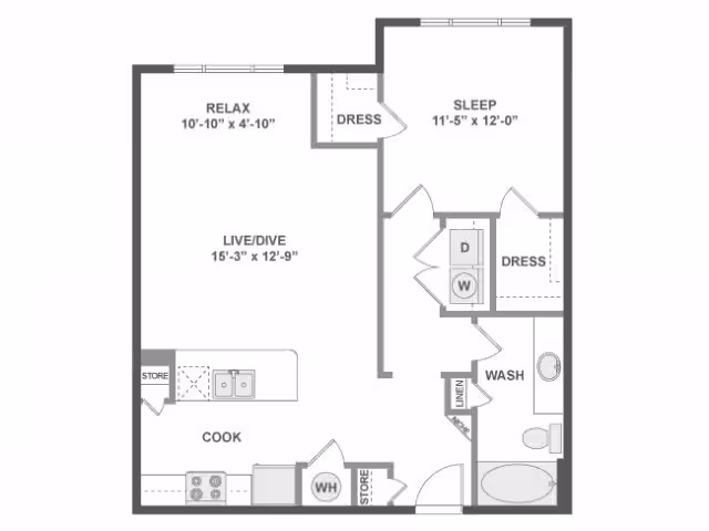 Unit 2-2308 2-2308 floor plan