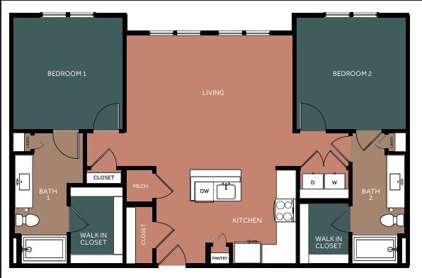 Unit 8308 8308 floor plan