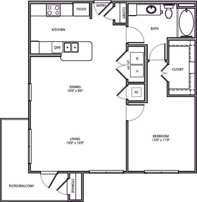 Unit 11301 11301 floor plan