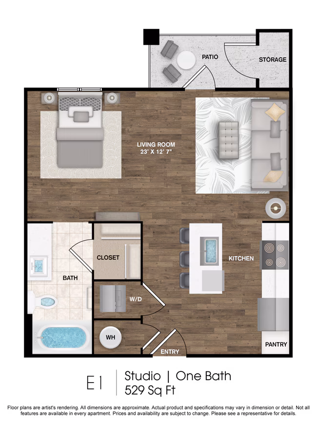 Unit 7109 10205 floor plan