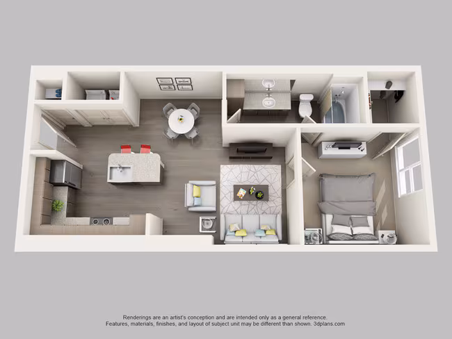 Unit 3205 2102 floor plan