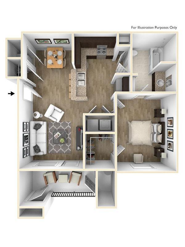 Unit 07-7307 07-7308 floor plan