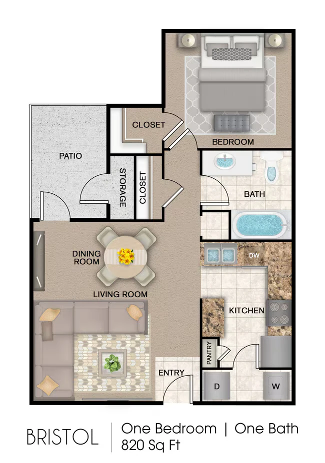 Bristol 8303 floor plan