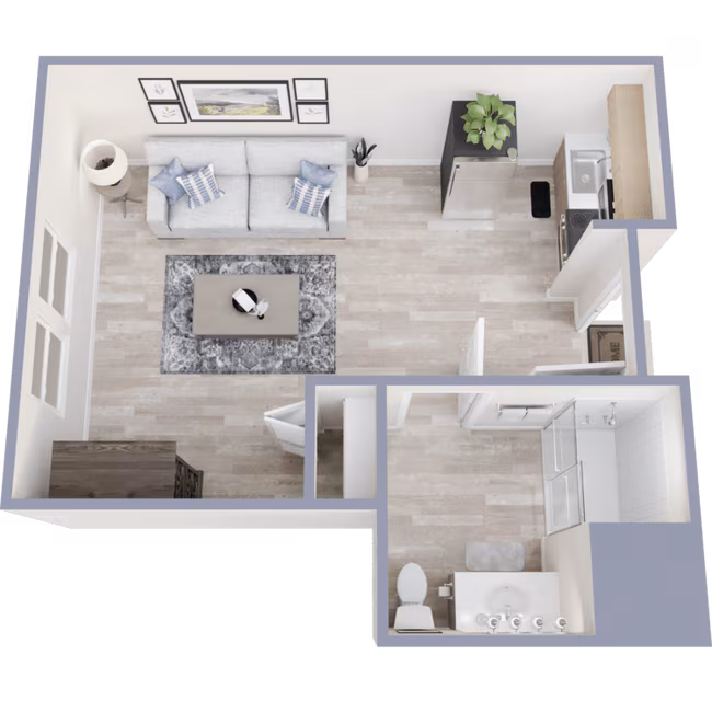A 126 floor plan