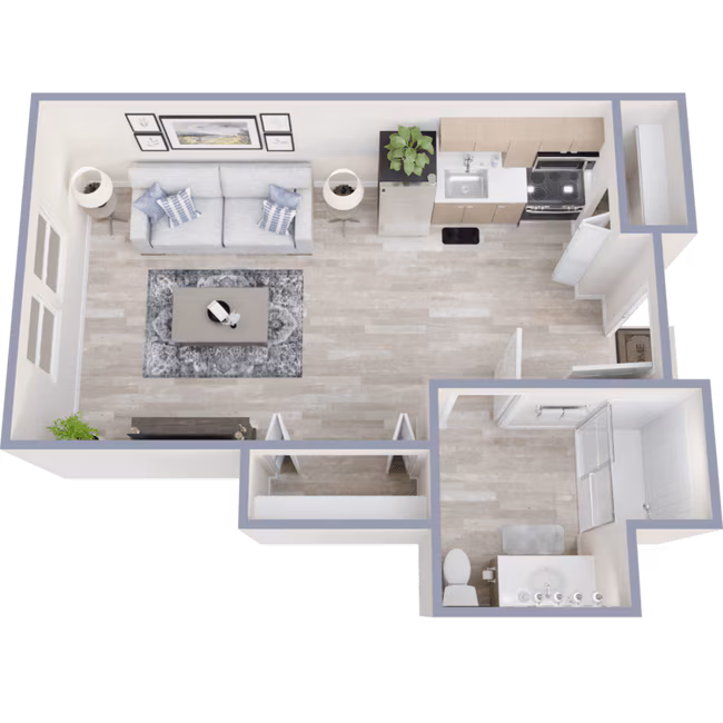 Unit 105 206 floor plan