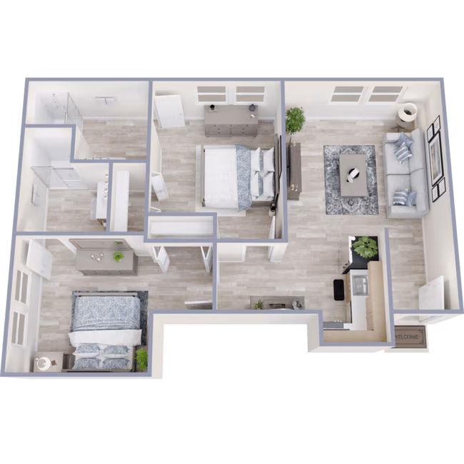 Unit 235 123 floor plan