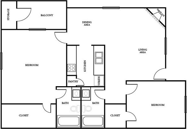Unit 614 1511 floor plan