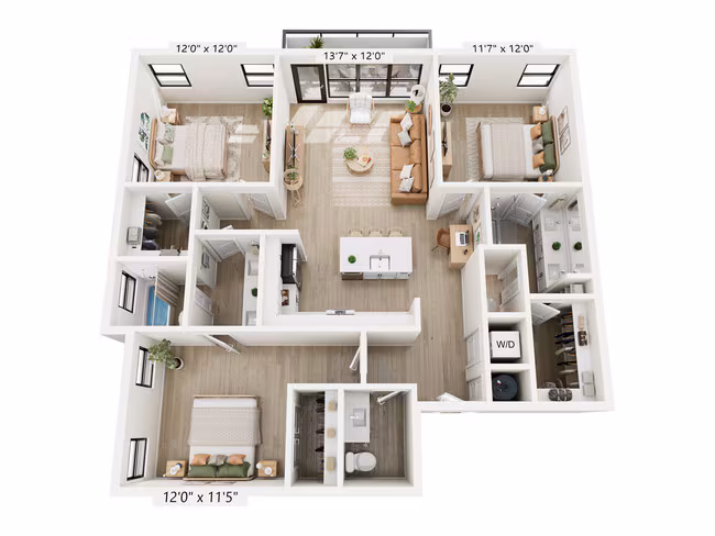 Unit 7201 7201 floor plan