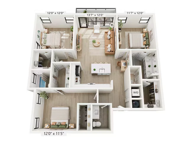 Unit 7201 7201 floor plan