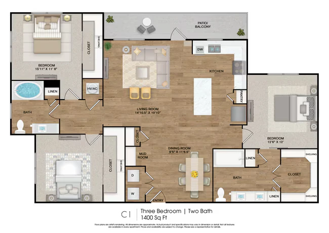 C1 09317 floor plan