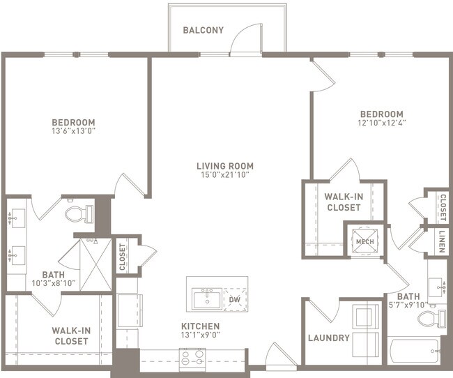Unit 3305 5305 floor plan