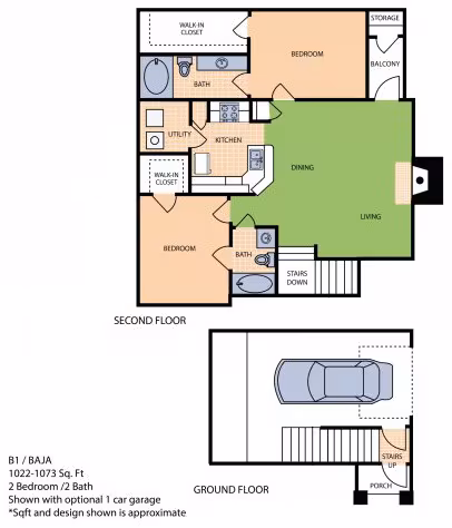 Baja 1807 floor plan