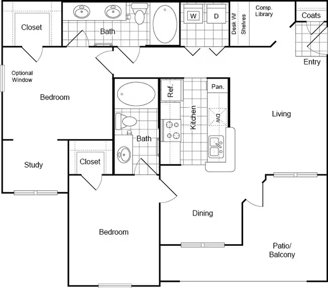 B5 1039 floor plan