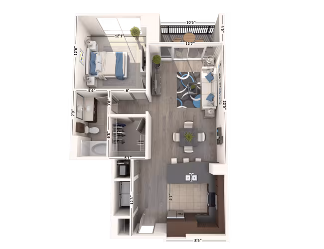 Unit 2605 2605 floor plan