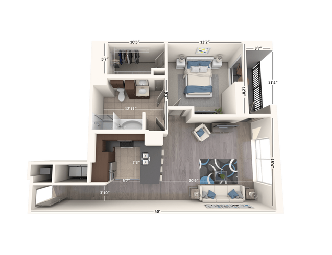 Unit 2609 2609 floor plan