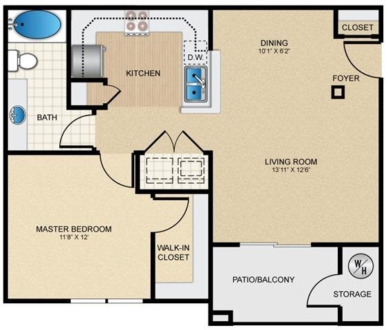 Unit 0833 0833 floor plan