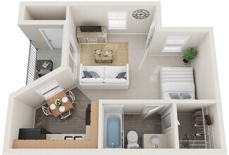Eff H-H208 floor plan