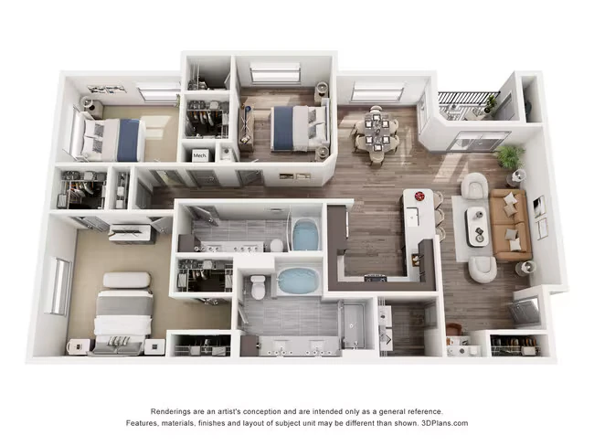 C1 3-321 floor plan
