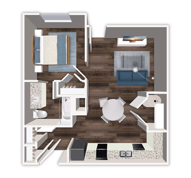 Unit 1101 3501 floor plan