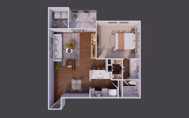 Unit 105 106 floor plan