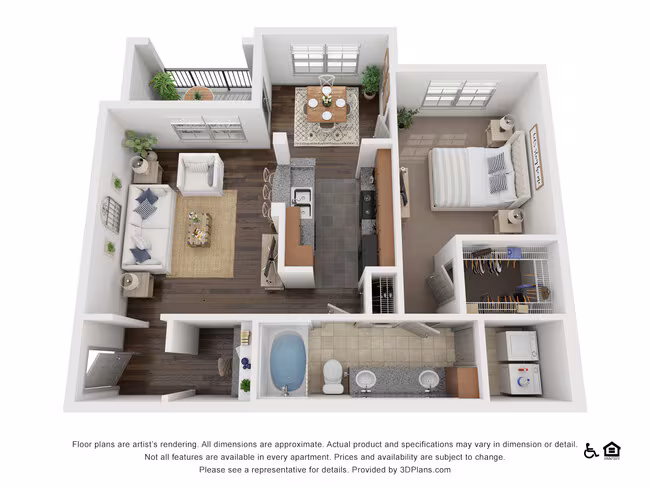 Unit 1736 1736 floor plan