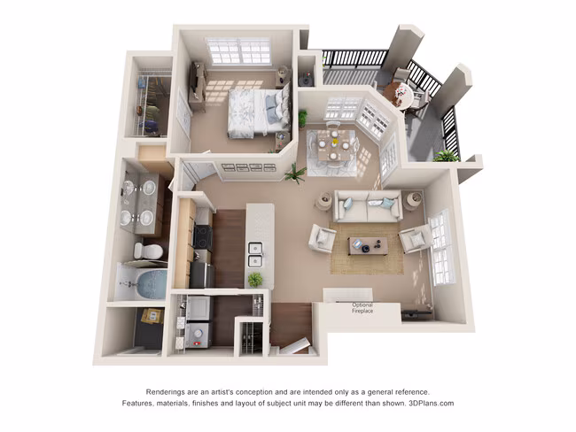 Unit 1-0734 1-0734 floor plan