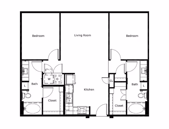 Unit 3-1437 3-1437 floor plan