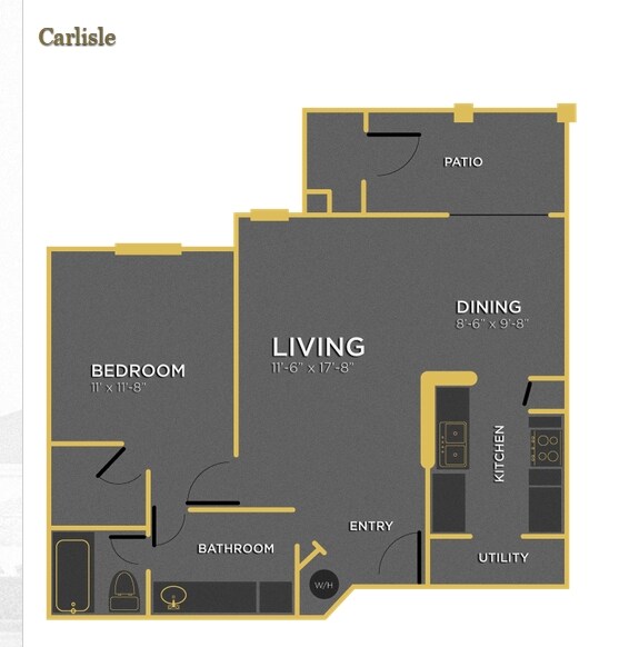 A1-710 1534 floor plan