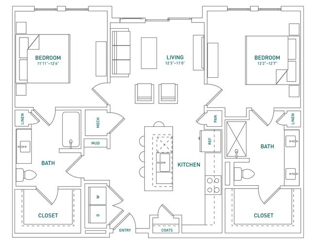 Unit 620 620 floor plan