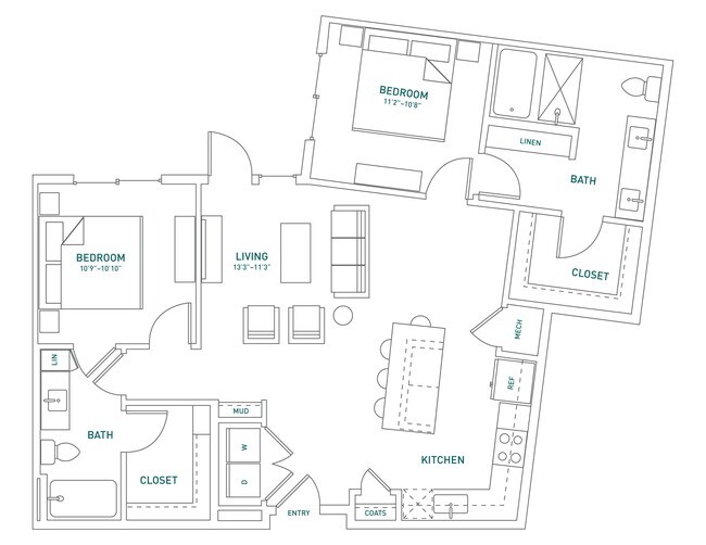 Unit 513 513 floor plan