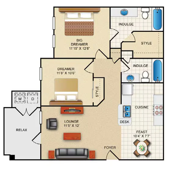 B1R 3205 floor plan