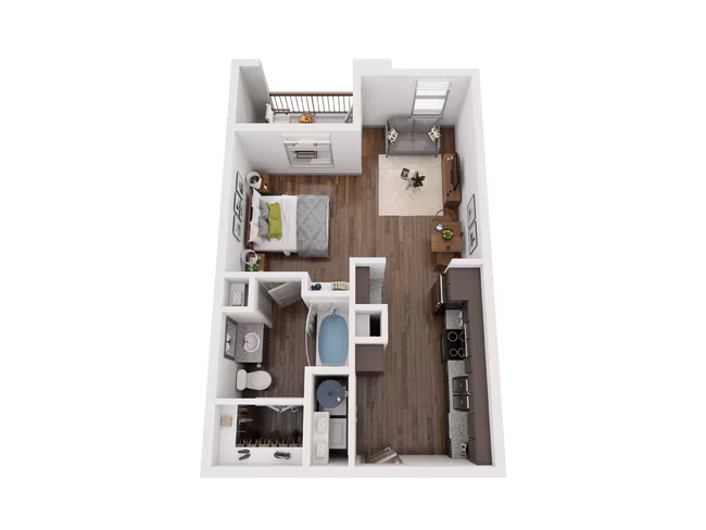 E1 floor plan