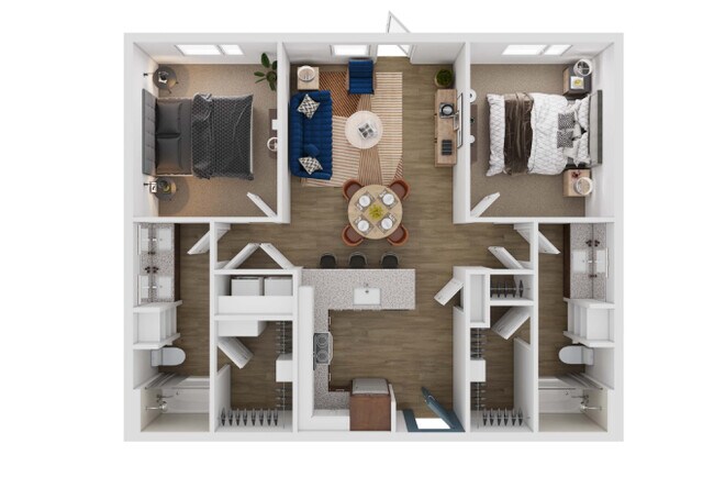 Unit 1246 1550 floor plan