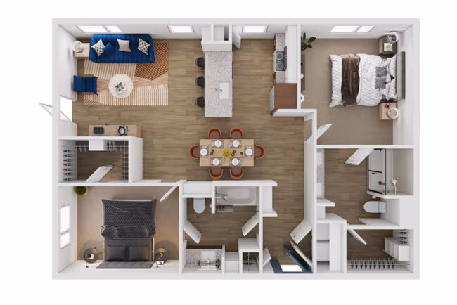 Unit 2367 1219 floor plan