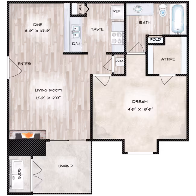 Unit 908 908 floor plan