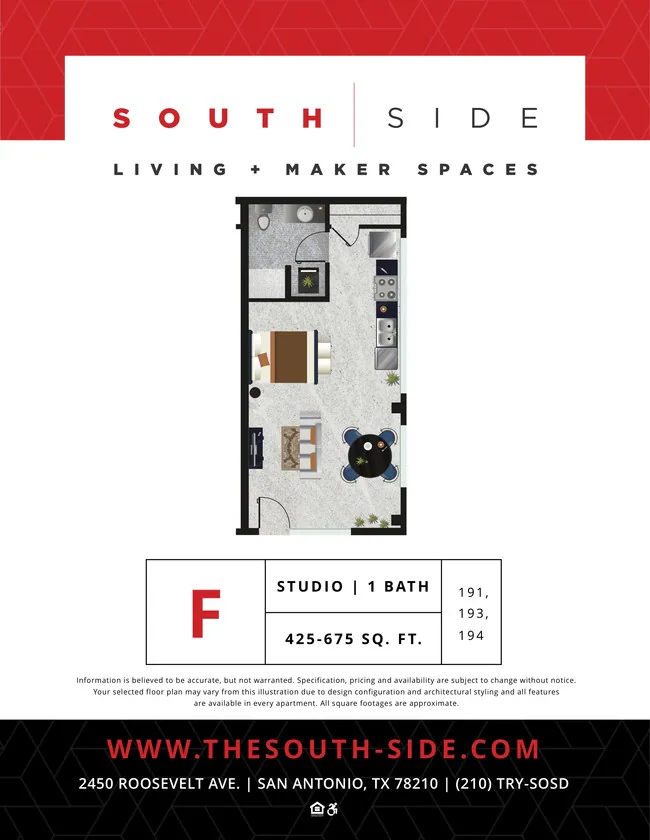 F 194 floor plan