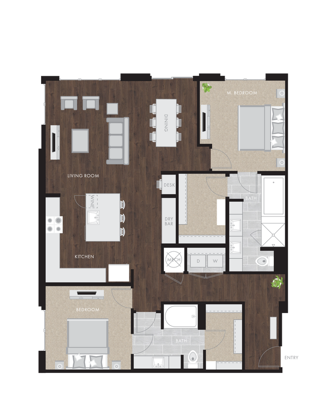 Unit 1018 1018 floor plan