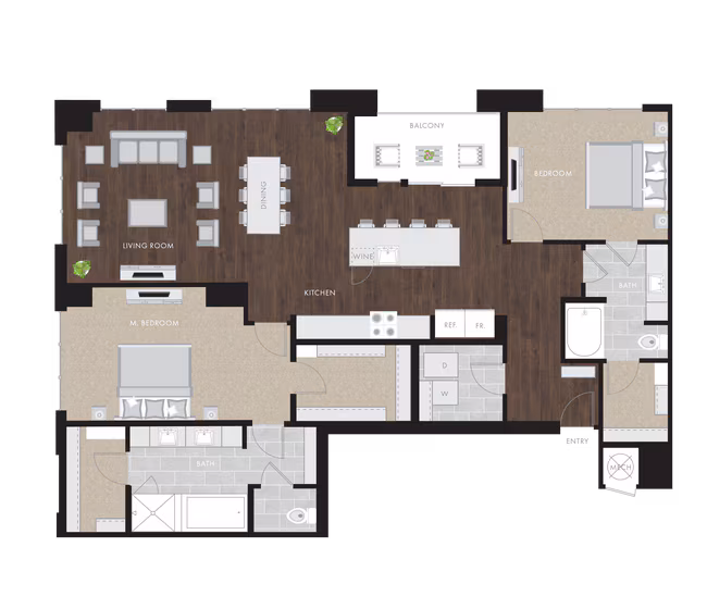 B9 1008 floor plan