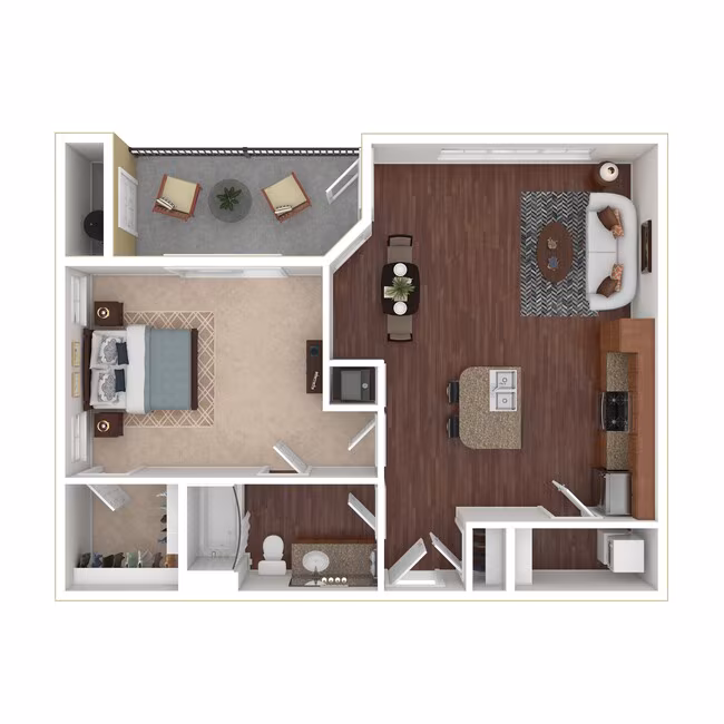 1D 1121 floor plan