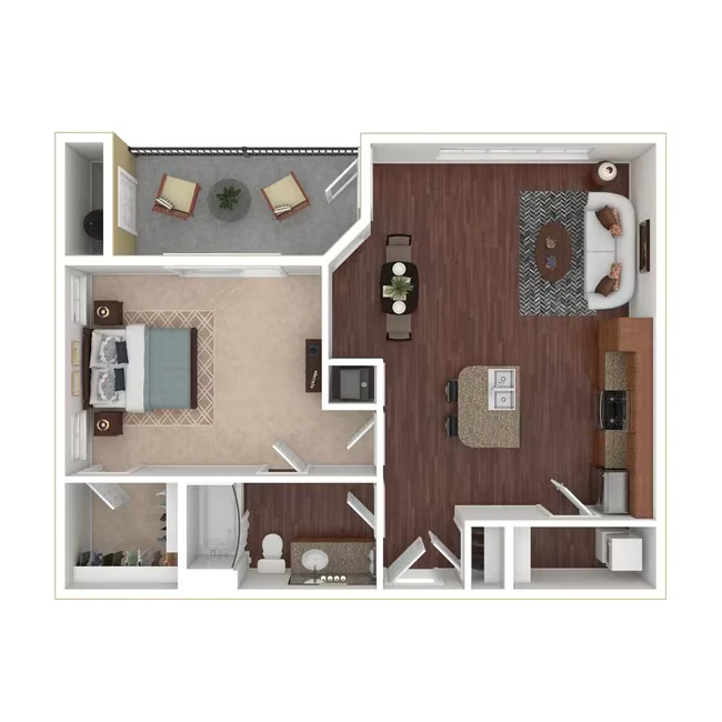 1D 1121 floor plan