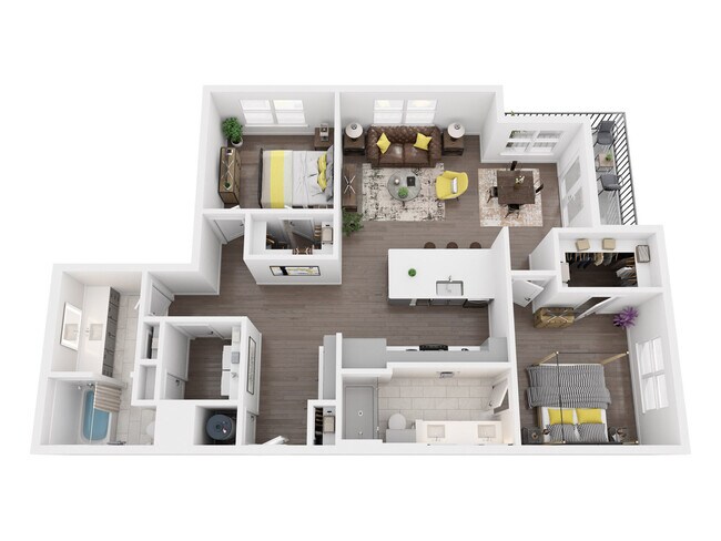 Unit 1076 1076 floor plan
